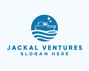 Ocean Sailboat Travel logo design