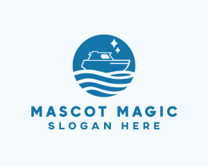 Ocean Sailboat Travel logo design