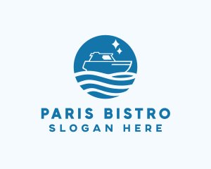 Ocean Sailboat Travel logo design