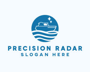 Ocean Sailboat Travel logo design