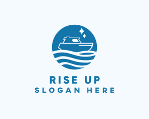 Ocean Sailboat Travel logo design