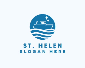 Ocean Sailboat Travel logo design