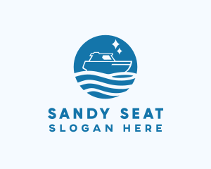 Ocean Sailboat Travel logo design