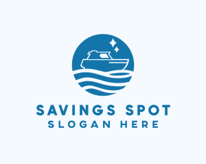 Ocean Sailboat Travel logo design