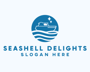 Ocean Sailboat Travel logo design