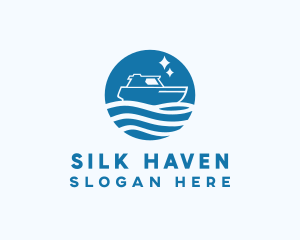 Ocean Sailboat Travel logo design