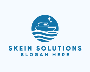 Ocean Sailboat Travel logo design