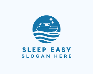 Ocean Sailboat Travel logo design