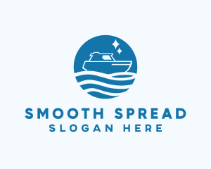 Ocean Sailboat Travel logo design