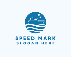 Ocean Sailboat Travel logo design