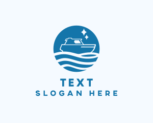 Ocean Sailboat Travel logo design