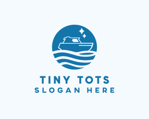 Ocean Sailboat Travel logo design