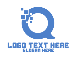Letter Q - Letter Q Chat logo design