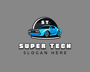 Super Car Automotive Vehicle logo design