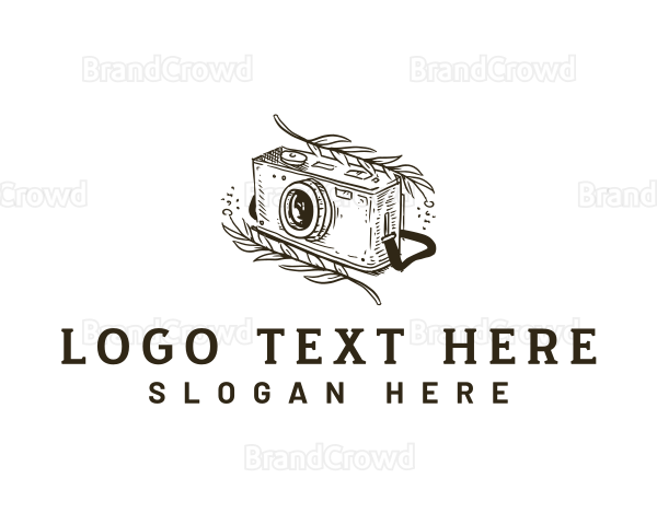 Vintage Camera Photography Logo