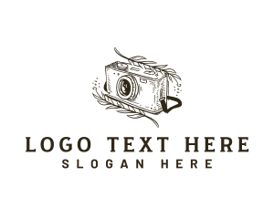 Videography - Vintage Camera Photography logo design