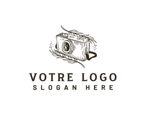 Vintage Camera Photography Logo
