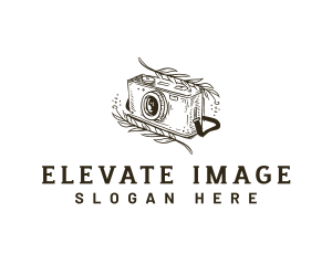 Vintage Camera Photography logo design