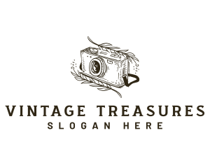 Vintage Camera Photography logo design