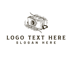 Film - Vintage Camera Photography logo design