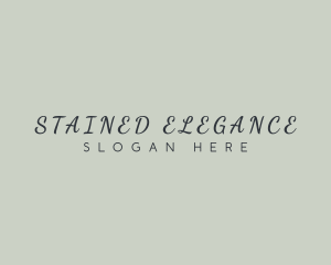 Elegant Cursive Business logo design