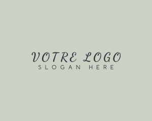 Blue - Elegant Cursive Business logo design