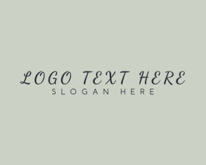 Elegant Cursive Business Logo