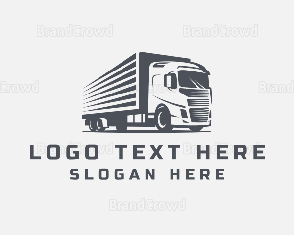 Cargo Transport Truck Logo