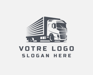 Cargo Transport Truck  Logo