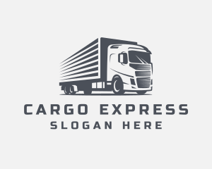 Cargo Transport Truck  logo design