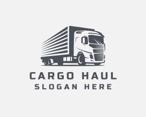 Cargo Transport Truck  logo design