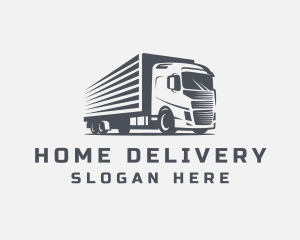 Cargo Transport Truck  logo design