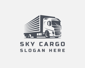 Cargo Transport Truck  logo design