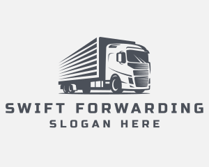 Cargo Transport Truck  logo design