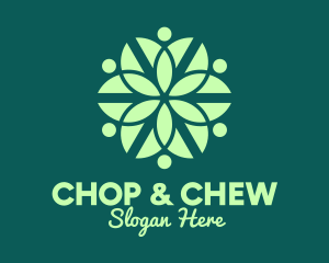 Simple - Green Organic Pattern logo design