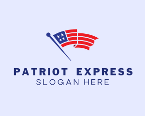 Nationalist - Patriot USA Flag logo design