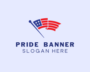 Patriot USA Flag logo design