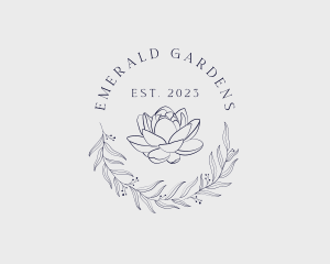 Flower Feminine Perfume Garden logo design