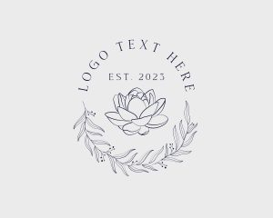 Elegant - Flower Feminine Perfume Garden logo design
