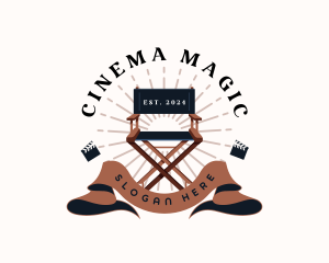 Movie - Movie Director Chair logo design