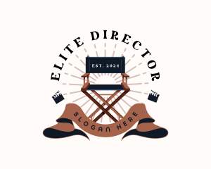 Director - Movie Director Chair logo design