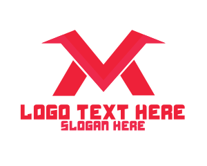 Letter V - M & V Letters logo design
