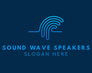 Audio Sound Wave logo design