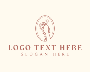 Elegant - Botanical Flora Hand logo design