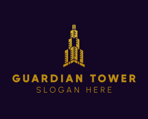 Modern Industrial Tower logo design