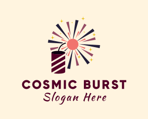 Starburst - Fireworks Festival Burst logo design