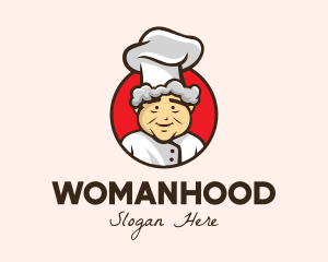 Diner - Grandmother Chef Cook logo design