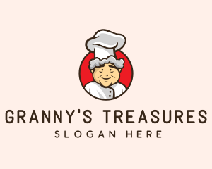 Grandmother Chef Cook logo design