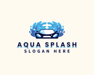 Car Wash Splash Cleaning logo design