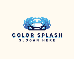 Car Wash Splash Cleaning logo design